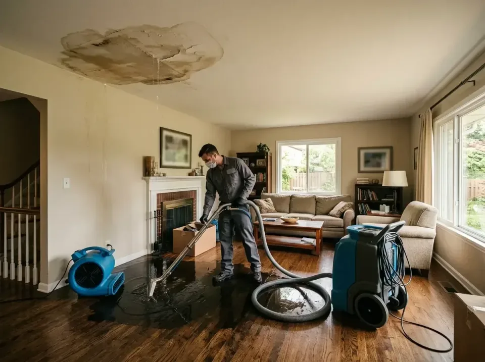 attic-pipe-burst-ceiling-drip-008 — frequently asked questions, Water Damage Restoration & Carpet Care in Roswell, GA